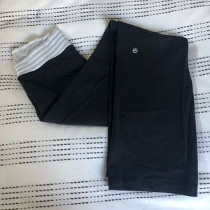 Lululemon stretch pants, wide leg, 4tall